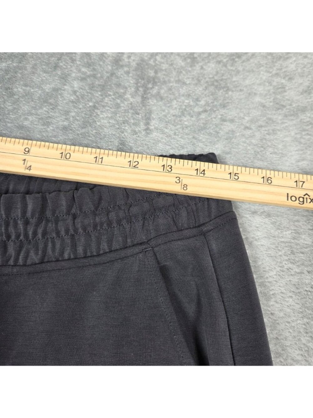Athleta Pants Medium Black Seasoft Mid Rise Straight Leg Athleisure - Picture 7 of 9